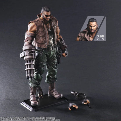 Final Fantasy VII Remake Barret Wallace Play Arts Kai Action Figure Ver. 2