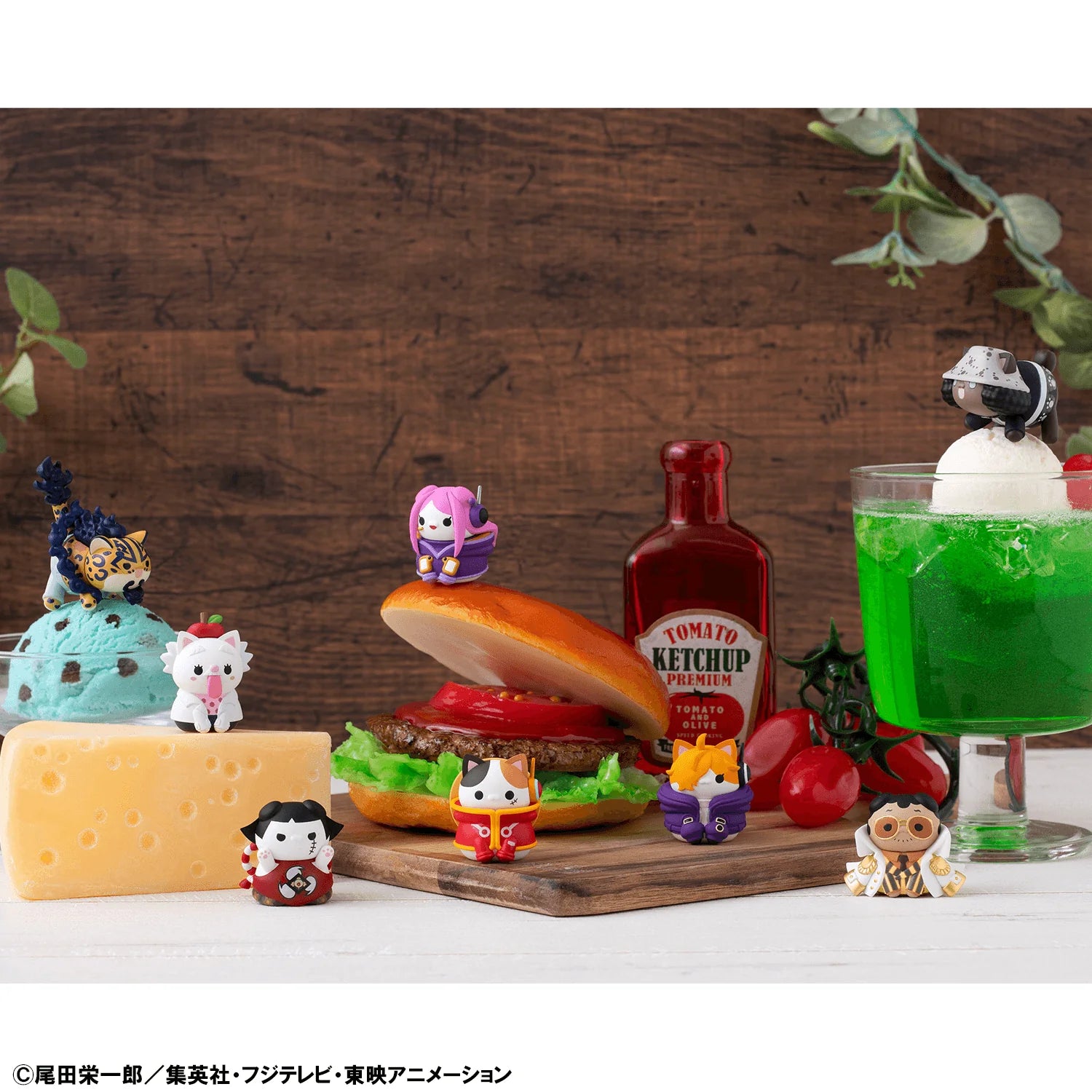 MEGA CAT PROJECT ONE PIECE Nyan Piece Nyan! Ver. Egghead (8pc per box)