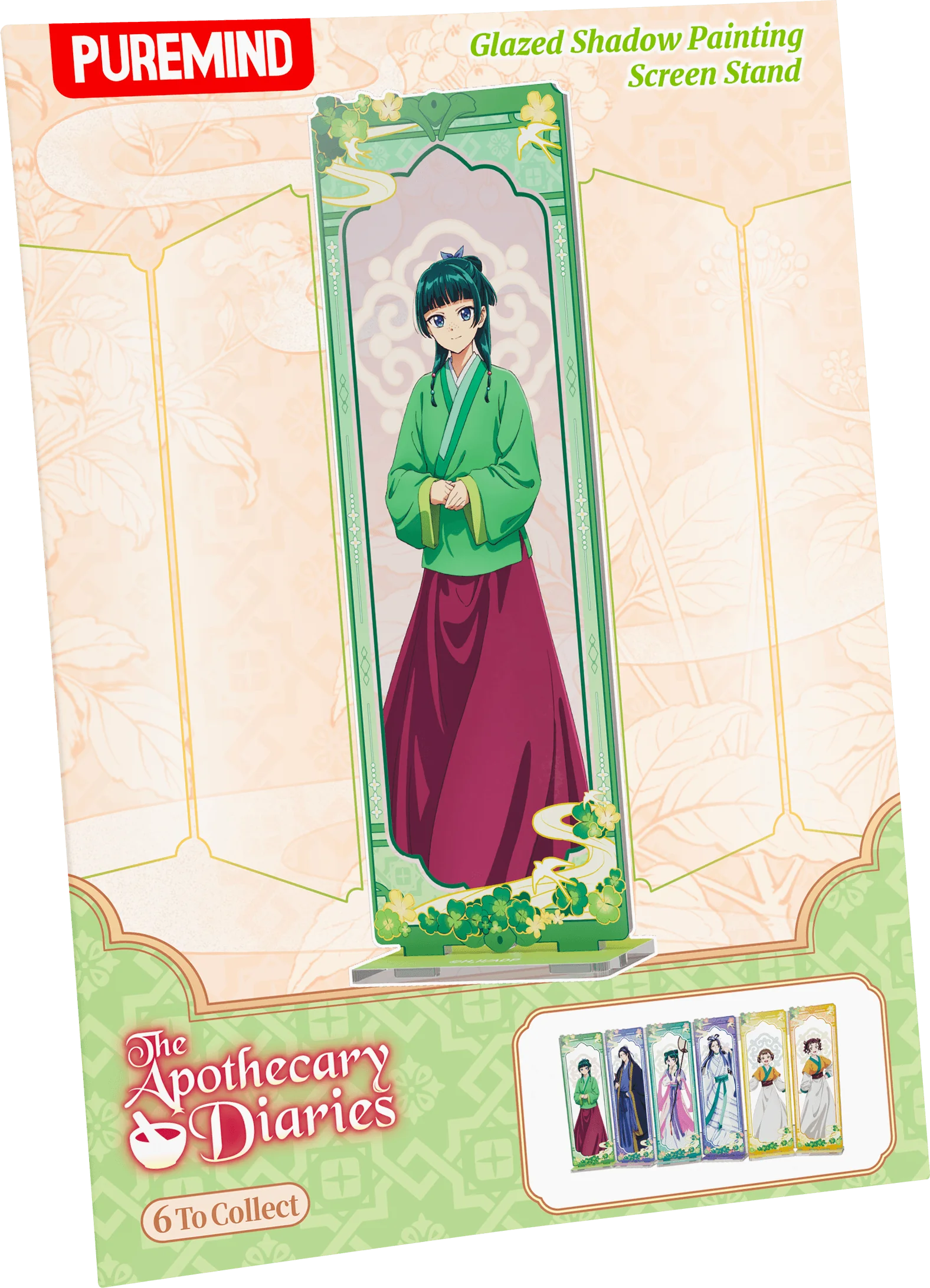 The Apothecary Diaries - Glazed Shadow Painting Screen Stand (6 units/set) (Box of 6)