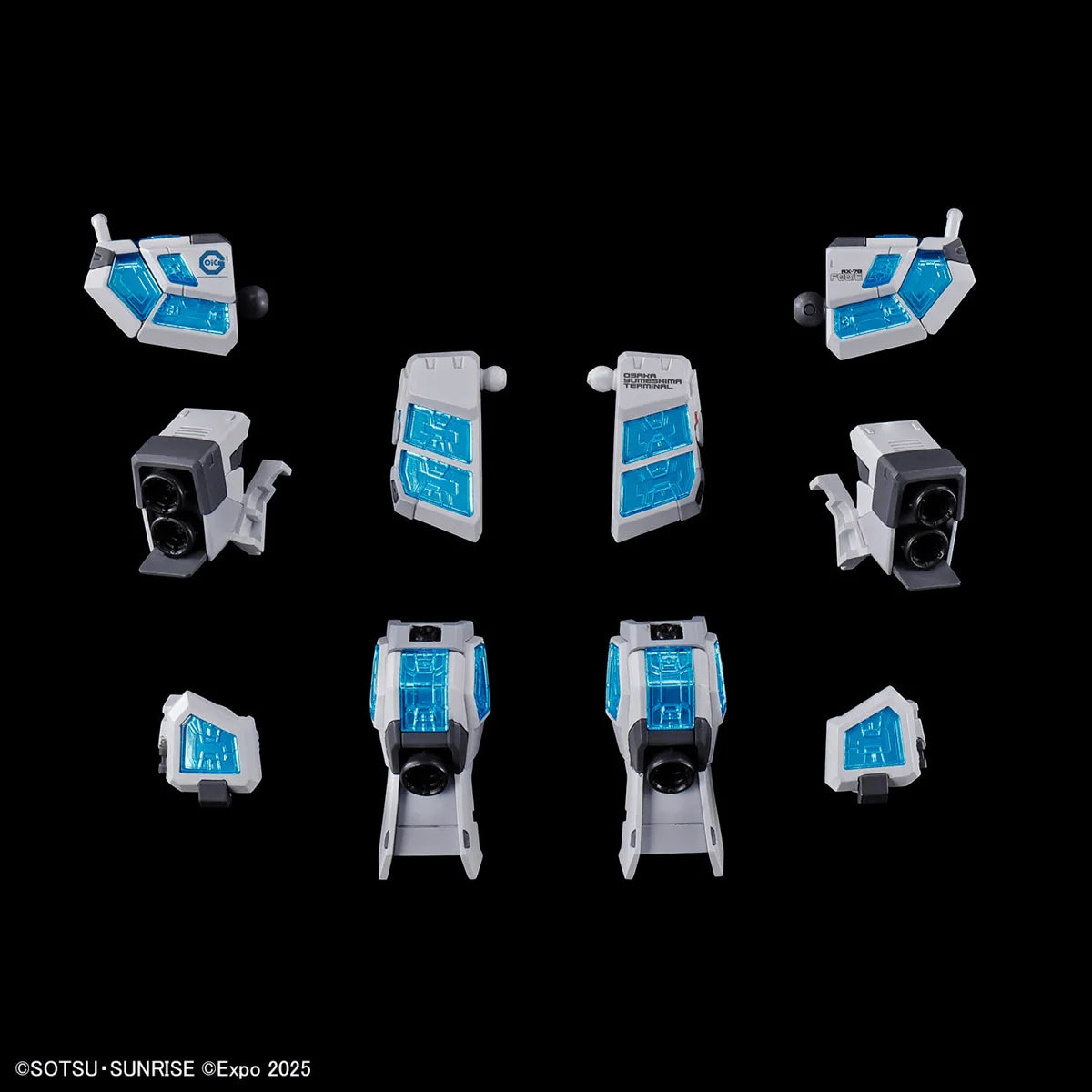 HG 1/144 RX-78F00/E Gundam (EX-001 G.L.R.S.S. Feather Unit)
