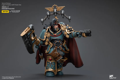 Joytoy Warhammer 40K Sons of Horus Legion Praetor Action Figure with Power Axe