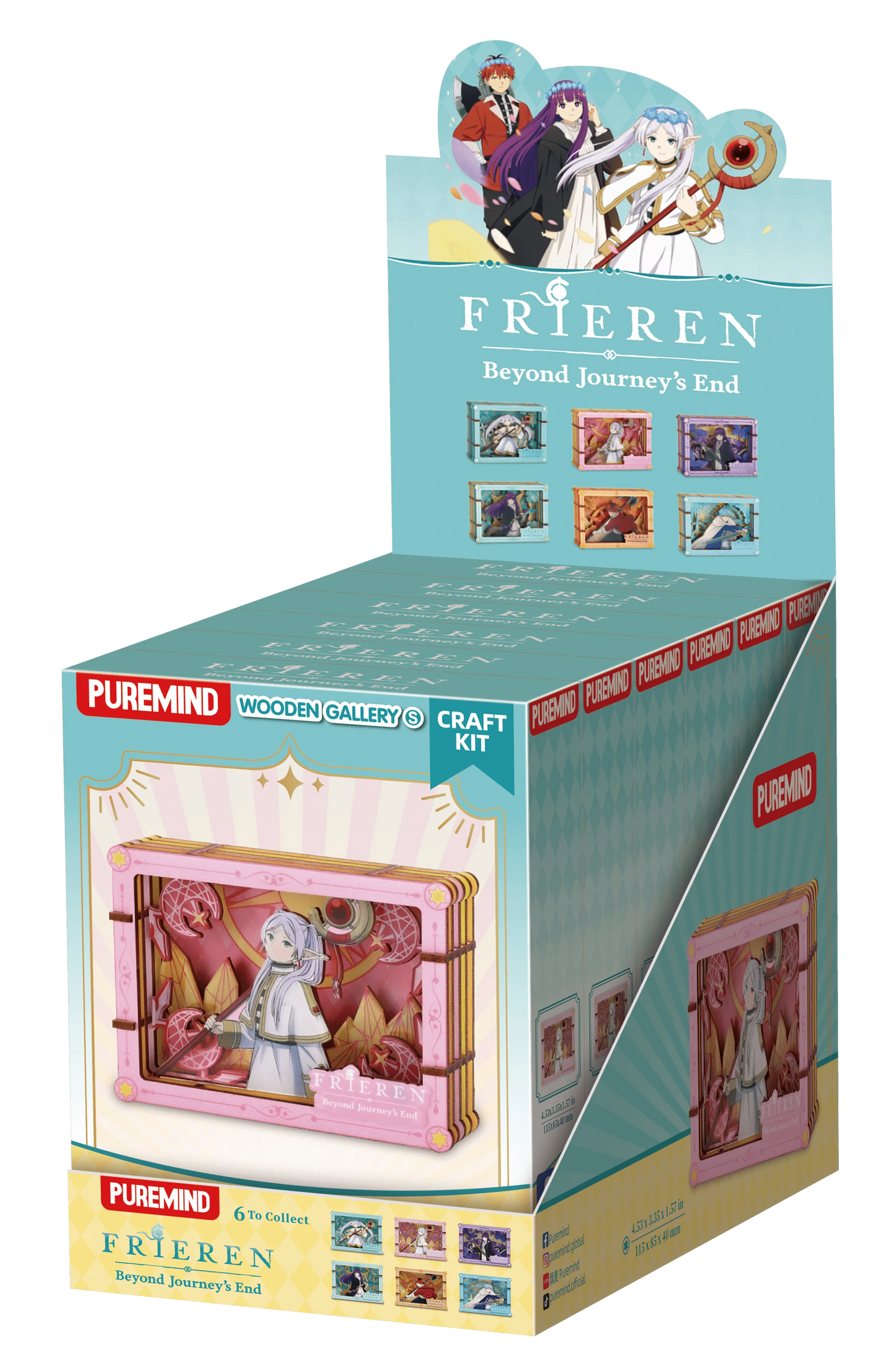 Frieren Wooden Gallery - The Chapter of Magic - S (6 units/set) (Box of 6)