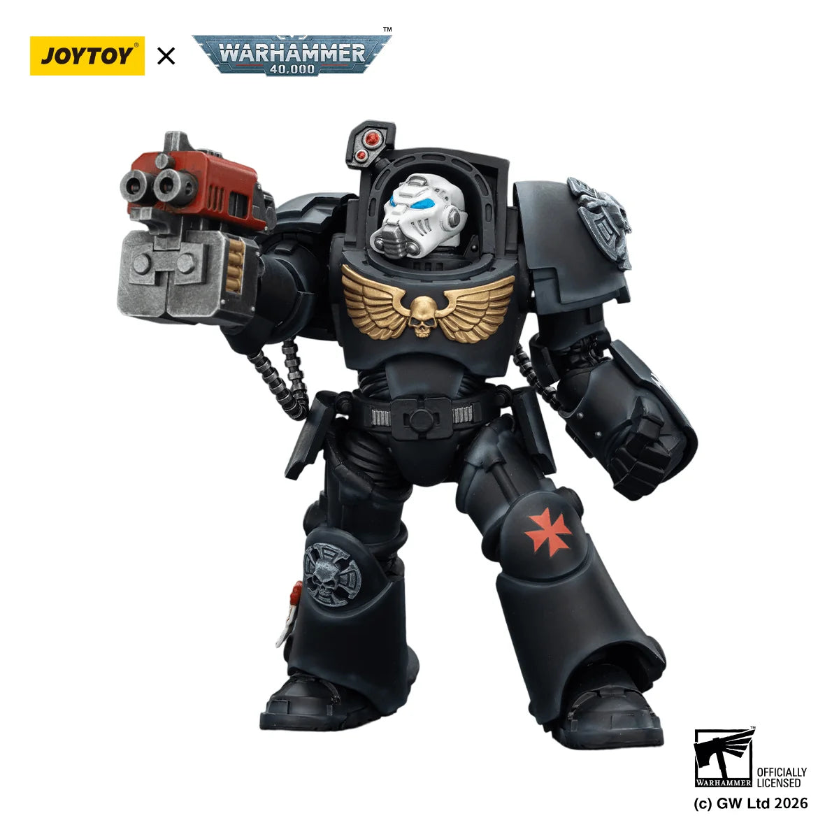 BlackTemplars Terminator 2 with Power Fist and Storm Bolter