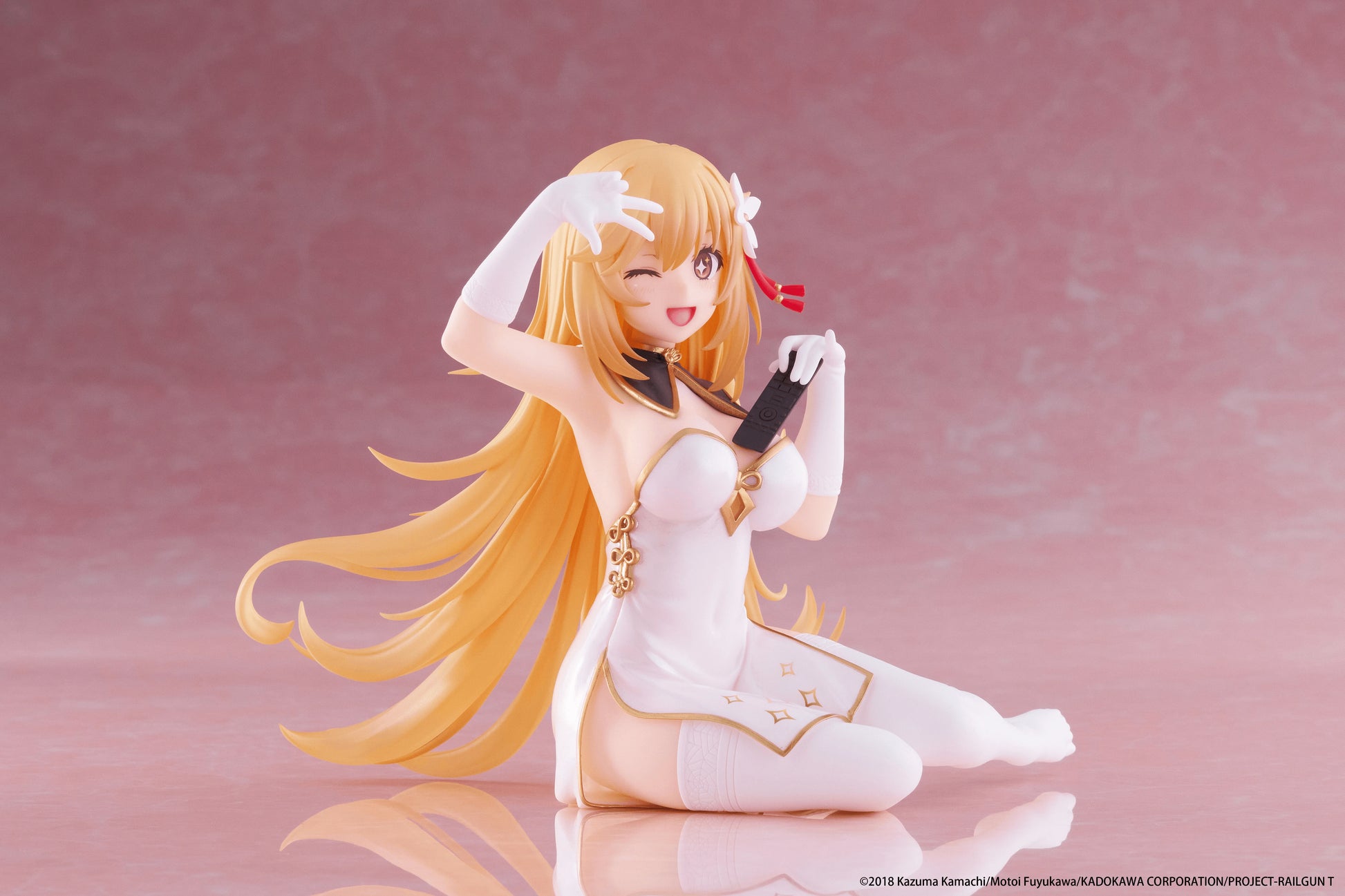 A Certain Scientific Railgun Desktop Cute Figure - Misaki Shokuho (Chinese Dress Ver.)