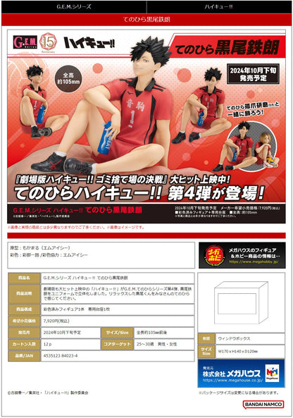 G.E.M. series Haikyu！！ Palm size Tetsuro Kuroo