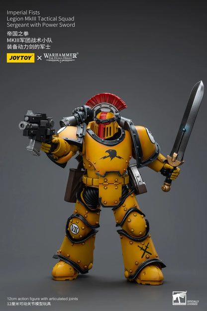 Warhammer 40K Imperial Fists Legion MkIII Tactical Squad Sergeant Action Figure