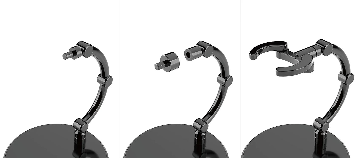The Simple Stand mini x4 Black (for Small Figures & Chibi Figures)