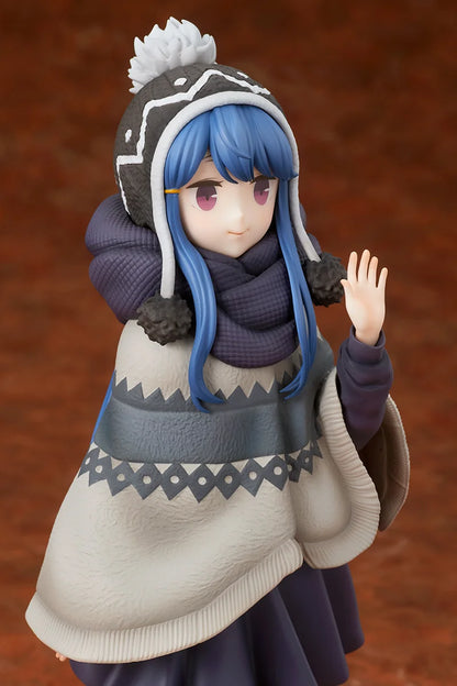 Hobby Stock Laid-Back Camp Rin Shima 1/7 Scale Figure Lake Shibire Camping Ver.