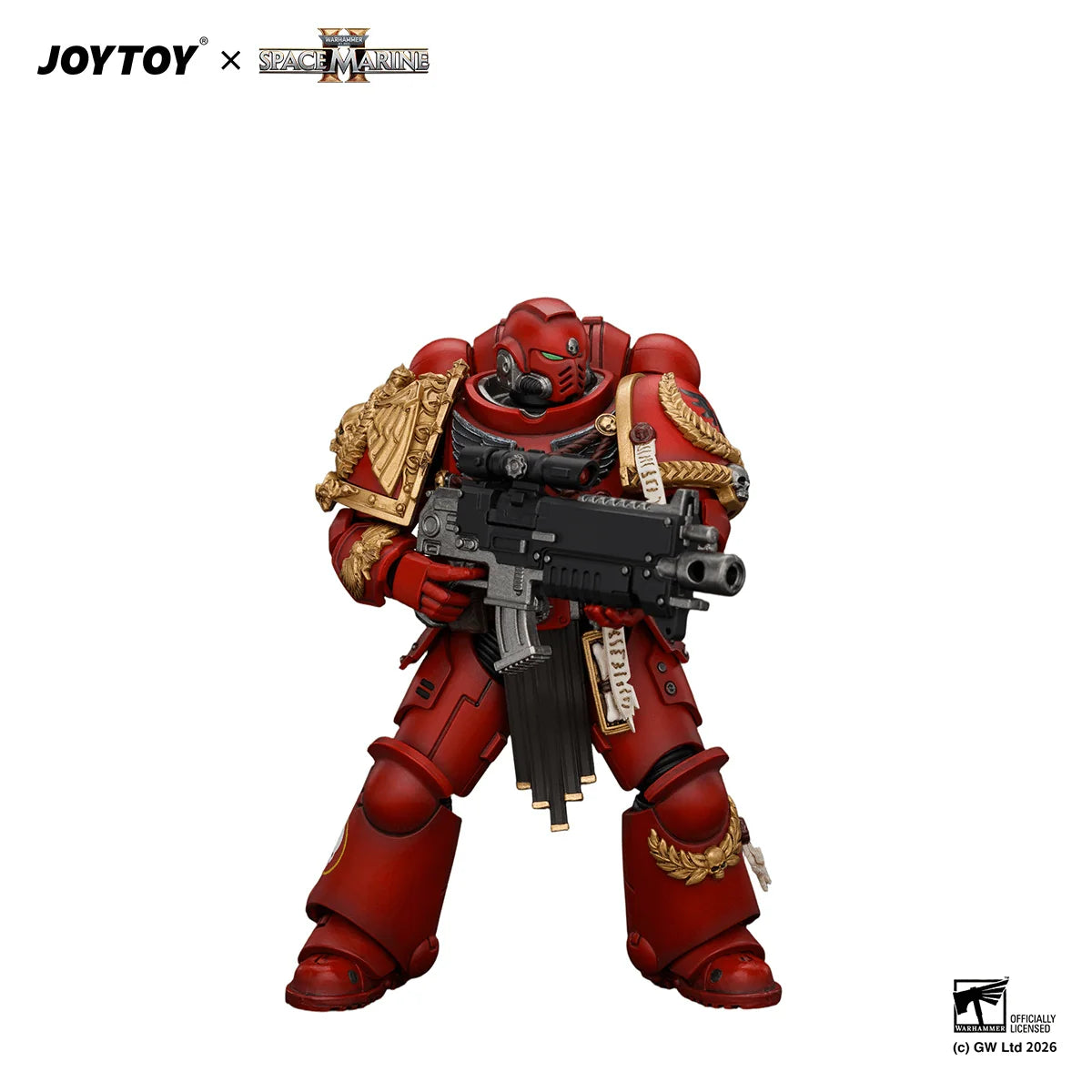 Game Edition Blood Angels Veteran with Bolt Rifle, Chainsword and Bolt Pistol and Plasma Pistol