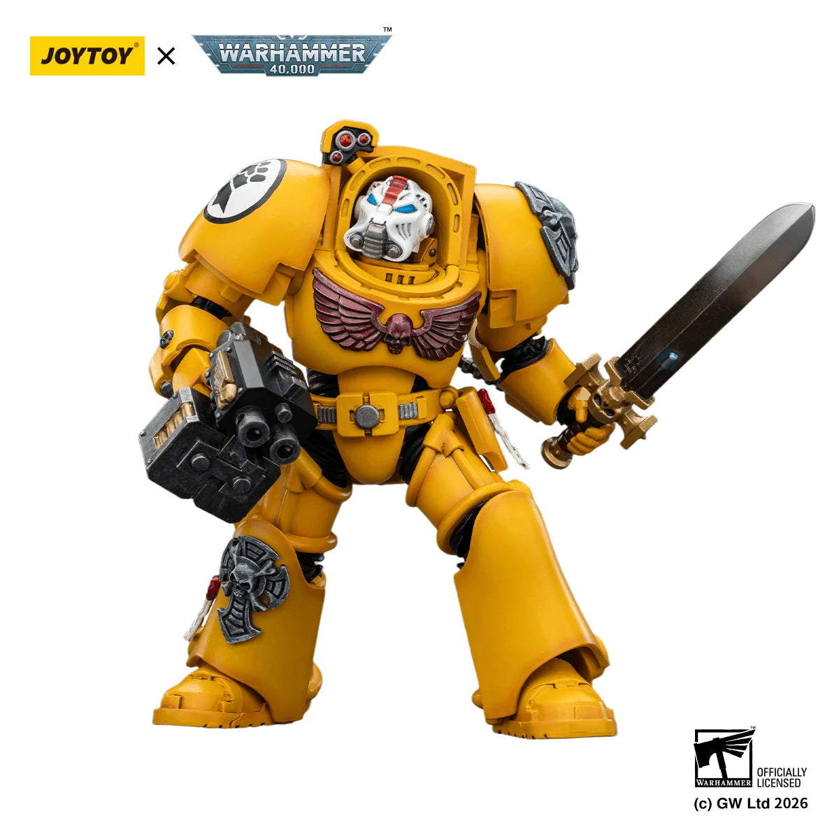 Imperial Fists Terminator 1 with Power Sword and Storm Bolter