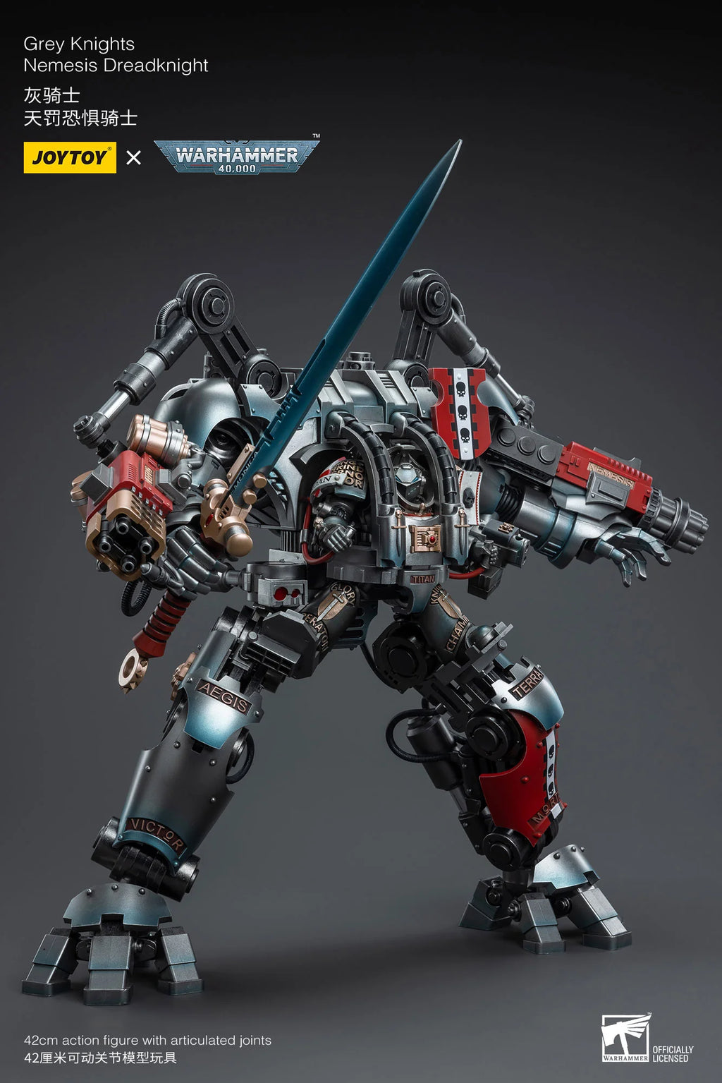 JOYTOY Grey Knights Nemesis Dreadknight Action Figure