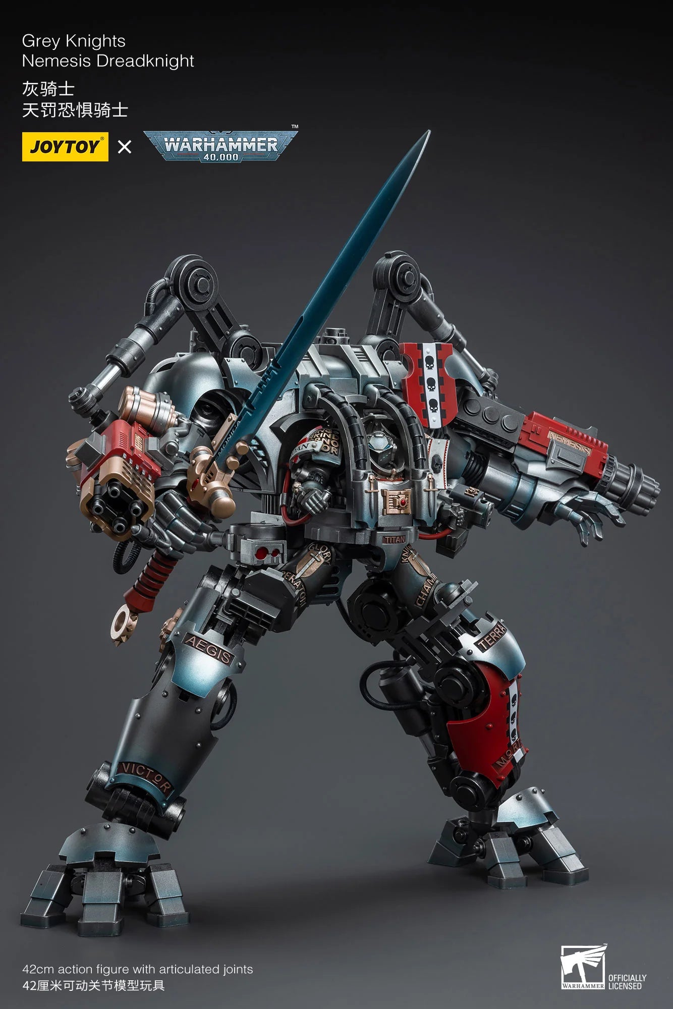 JOYTOY Grey Knights Nemesis Dreadknight Action Figure