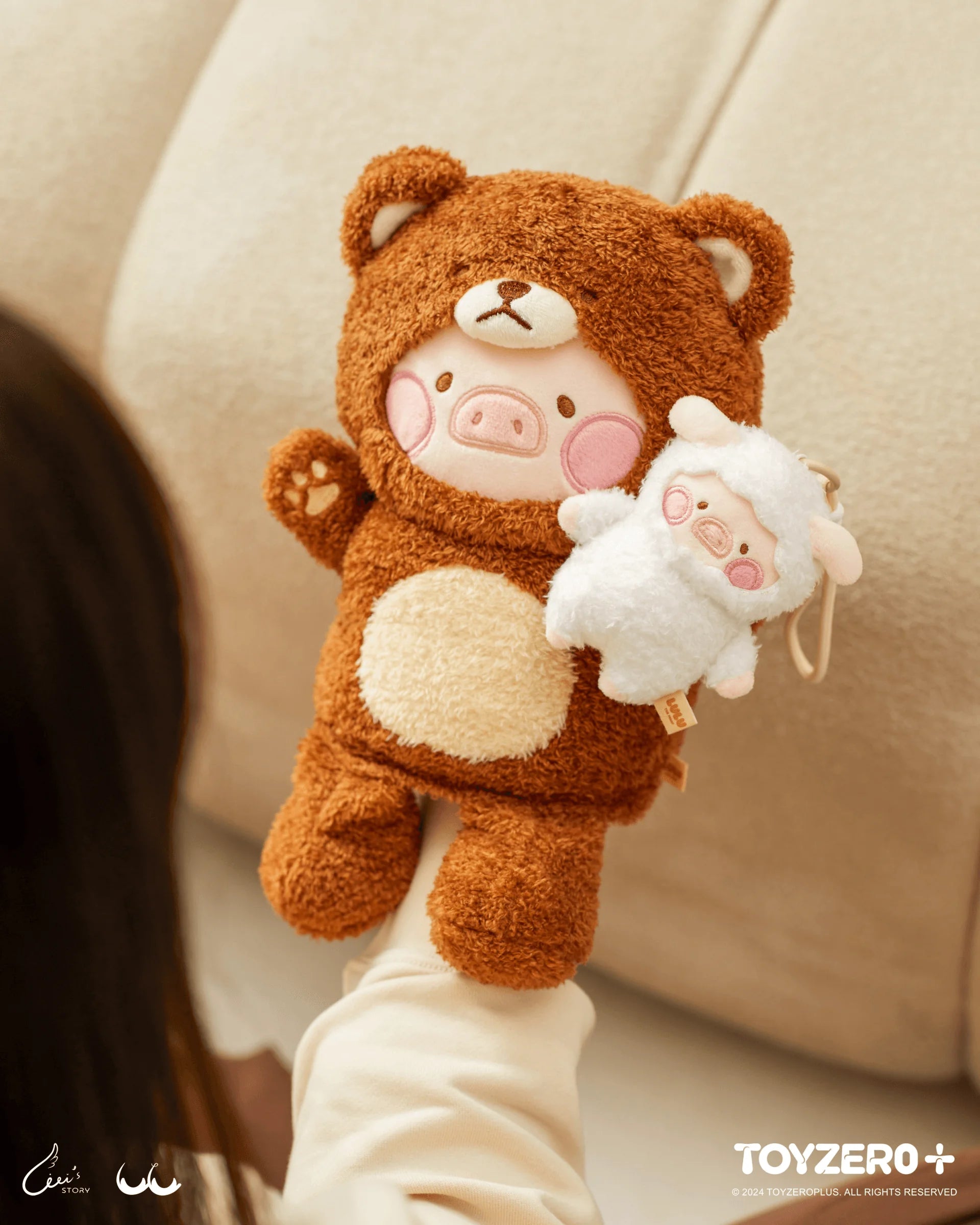 LuLu the Piggy Costume Series - Magnet Plush Keychain