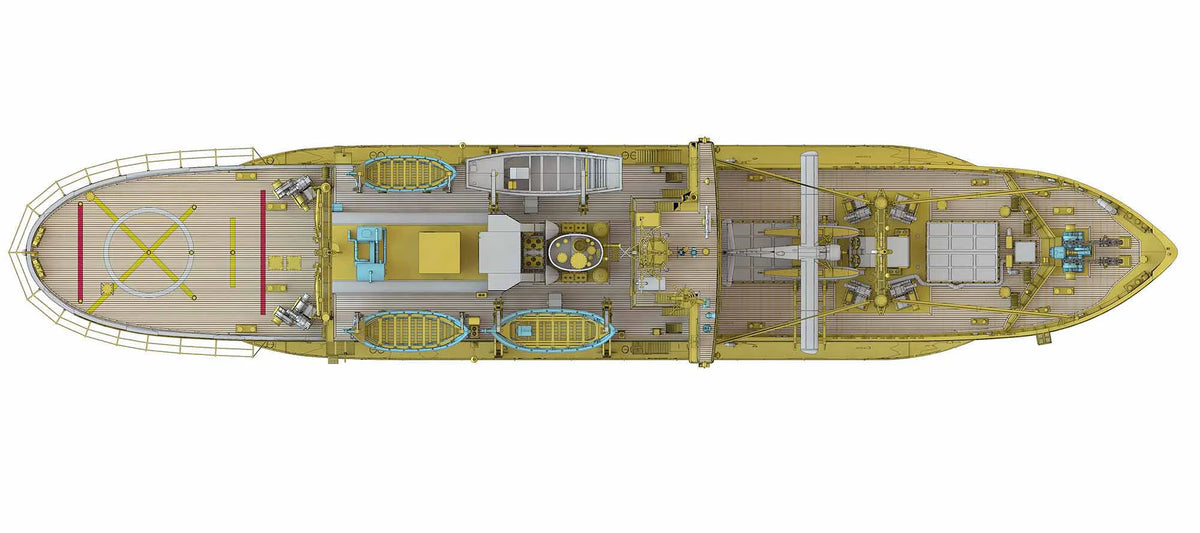 [HP001] 1/250 ANTARCTICA OBSERVATION SHIP SOYA "Antarctica Observatin 2nd Corps" (Super detail kit)