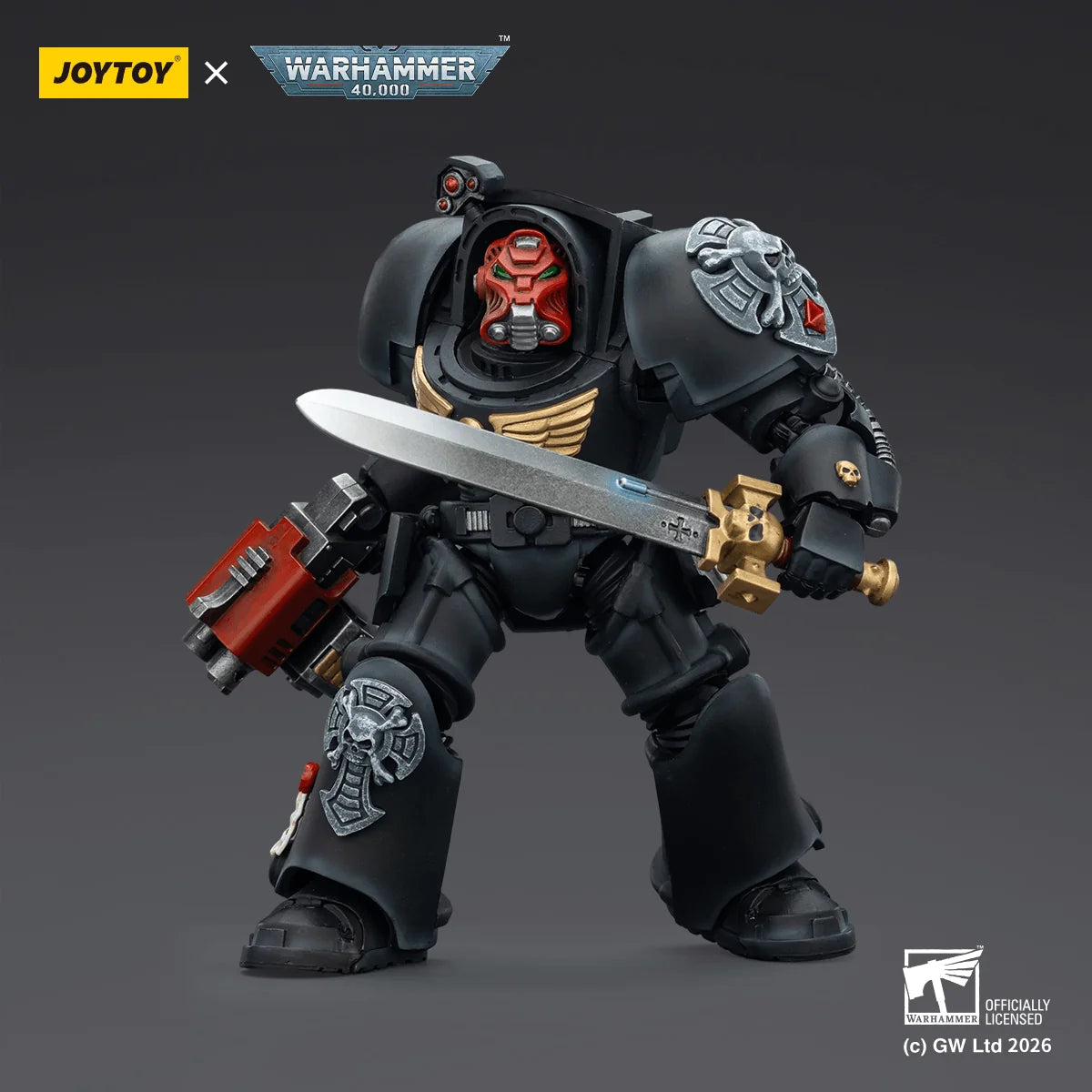 Black Templars Terminator 1 with Power Sword and Storm Bolter
