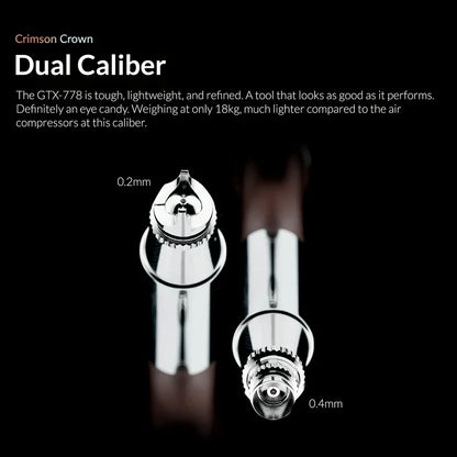 Gaahleri Aventus Crimson Crown Dual Needle Airbrush (0.2mm & 0.4mm)