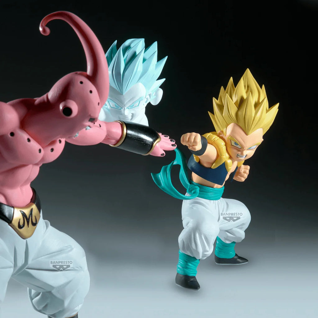 Banpresto Dragon Ball Z Super Saiyan 3 Gotenks vs Majin Buu Action Figure