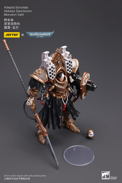 JoyToy Warhammer 40K Adepta Sororitas Abbess Sanctorum Morvenn Vahl 1:18 Action Figure