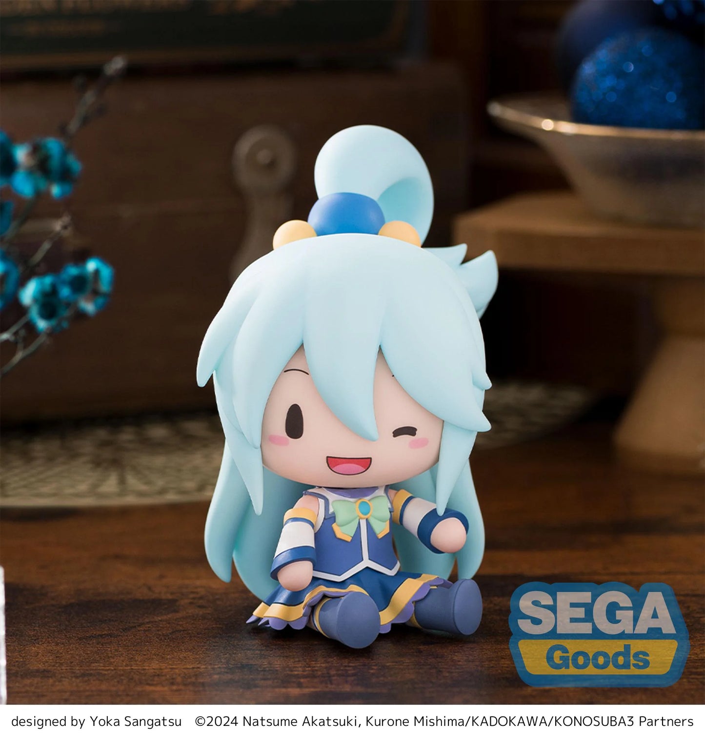 fuwa petit KONOSUBA -God's blessing on this wonderful world! 3 Chibi Figure Aqua