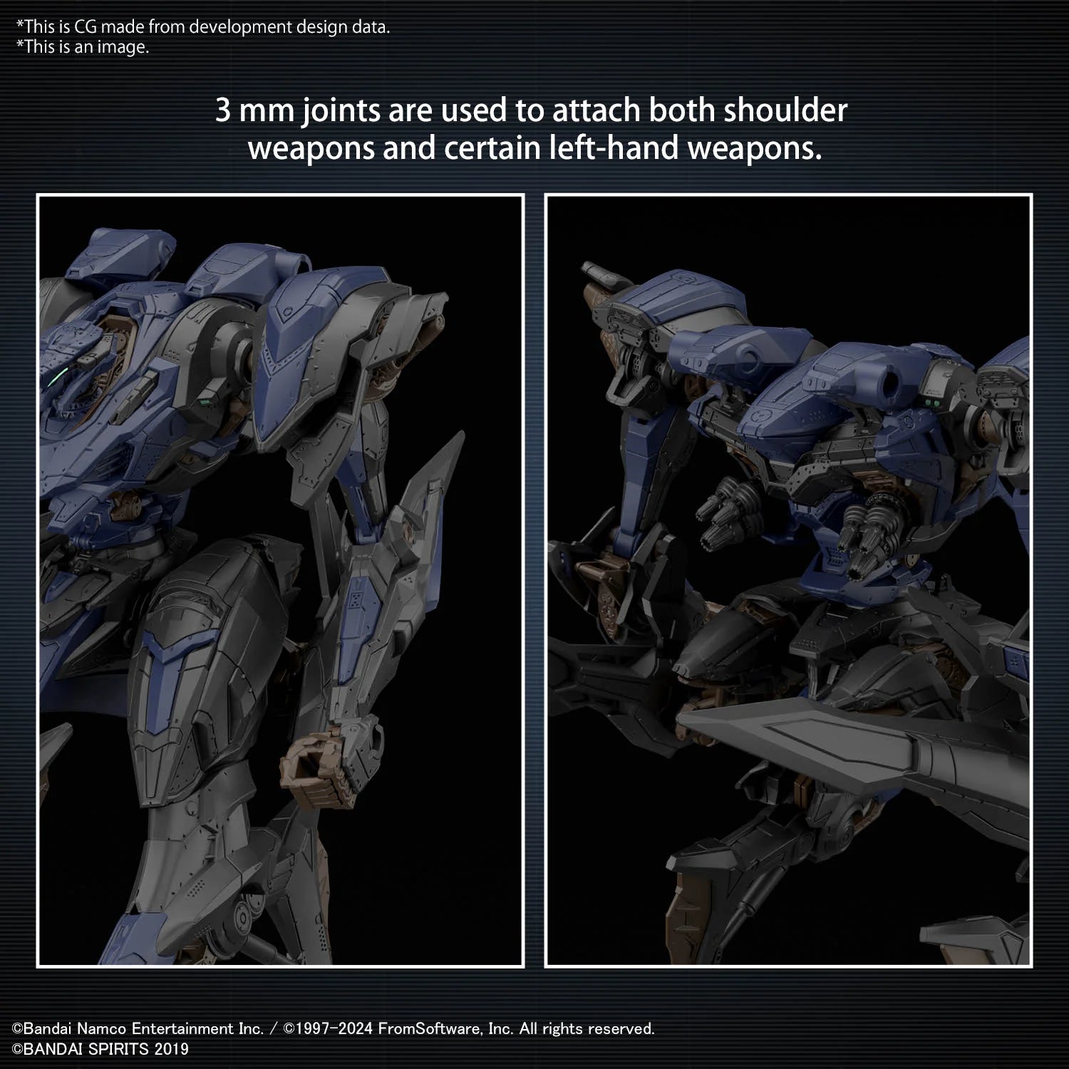 30MM ARMORED CORE Ⅵ FIRES OF RUBICON SCHNEIDER NACHTREIHER/40E STEEL HAZE