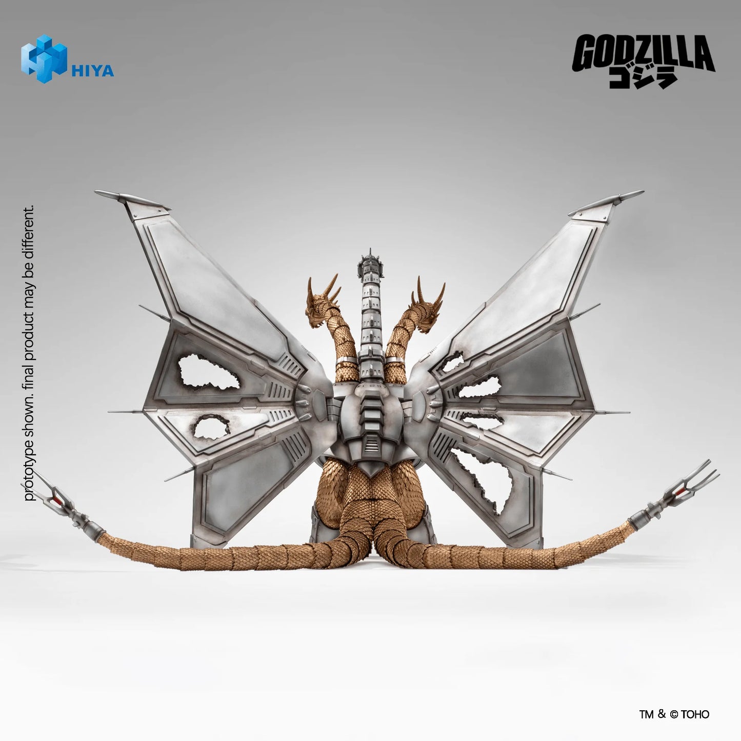 None Scale 13 Inch Godzilla vs. King Ghidorah Battle Damaged Mecha King Ghidorah Battle Damaged Action Figure