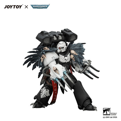 Raven Guard Chapter Master Aethon Shaan with Claws of Severax and Heavy Bolt Pistol