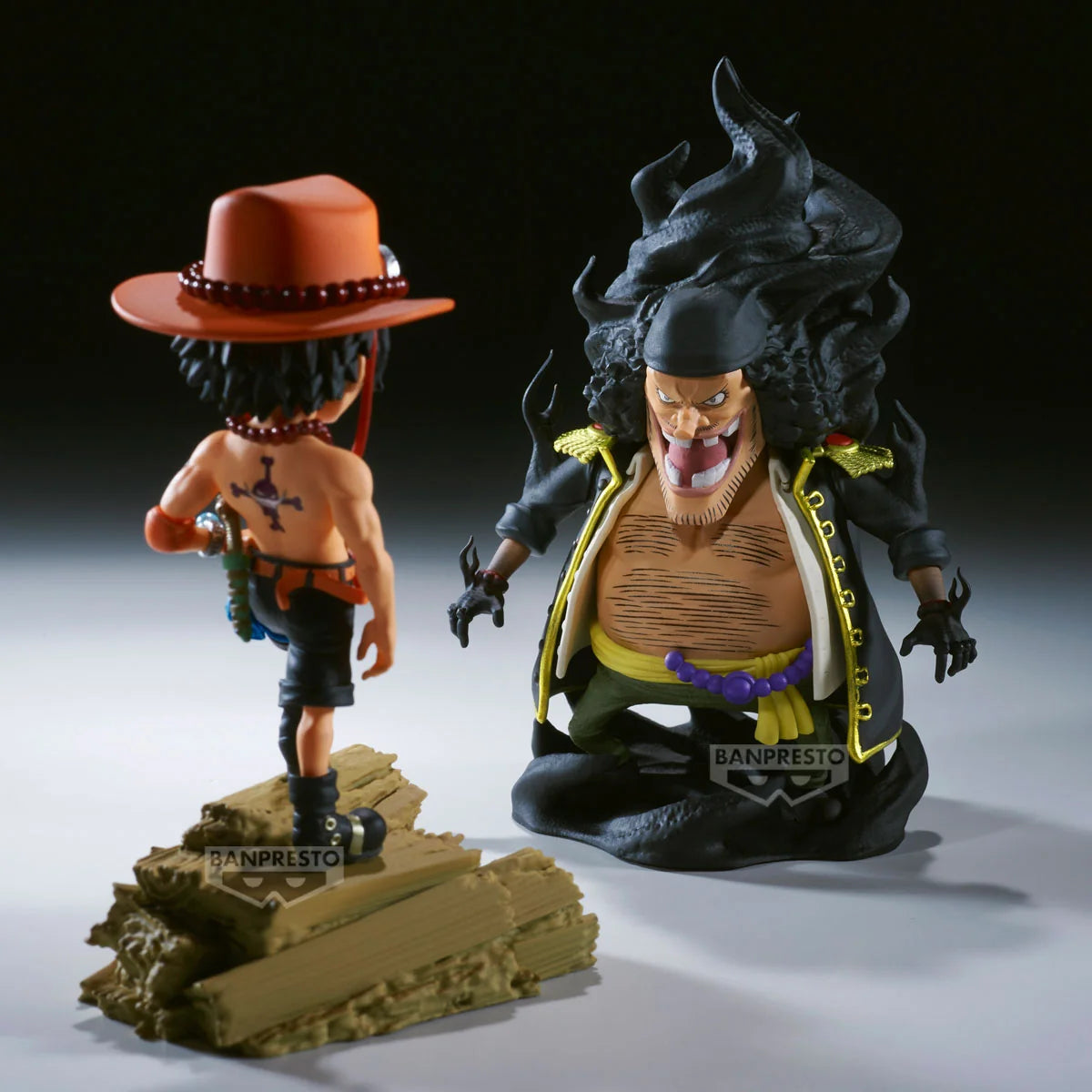 Bandai Spirits Banpresto One Piece Ace vs Blackbeard Collectible Figure Set