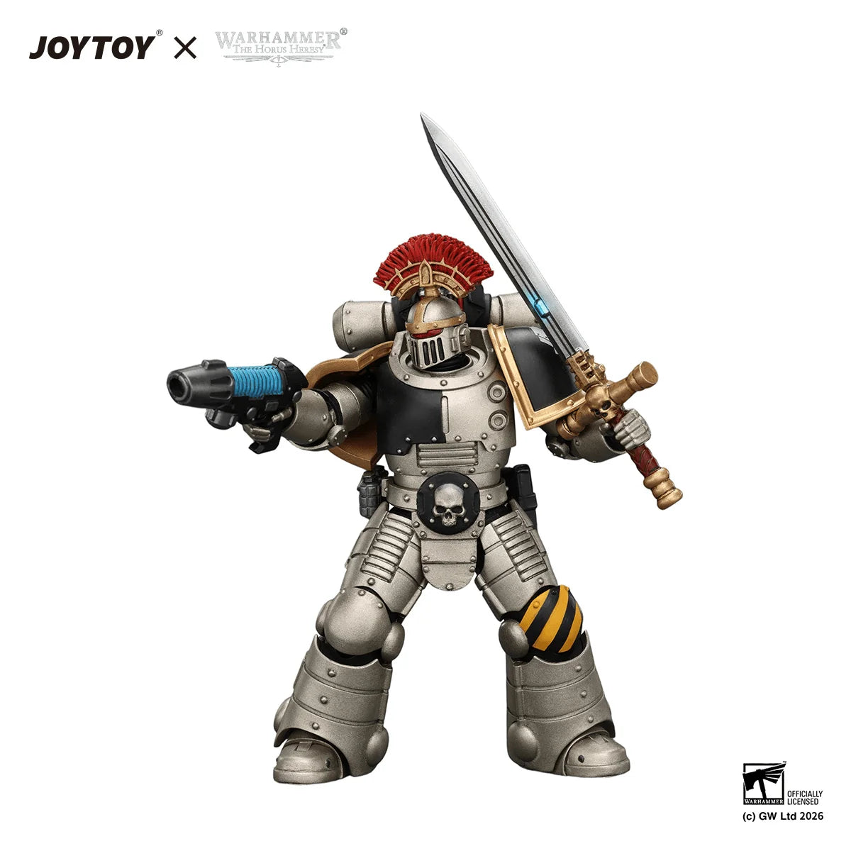 Iron Warriors Mkll Tactical Sergeant with Power Sword, Bolt Pistol and Plasma Pistol