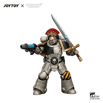 Iron Warriors Mkll Tactical Sergeant with Power Sword, Bolt Pistol and Plasma Pistol
