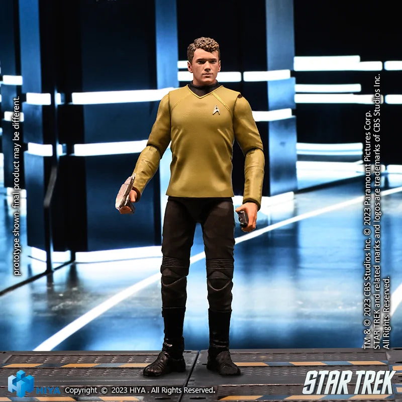 HIYA TOYS Exquisite Mini Series Star Trek 2009 Chekov 1/18 Scale Action Figure