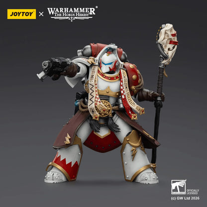 White Scars Stormseer Consul with Force Staff and Bolt Pistol