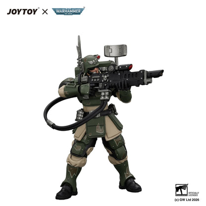 Astra Militarum Kasrkin 3 with Hot-shot Lasgun and Vox-caster