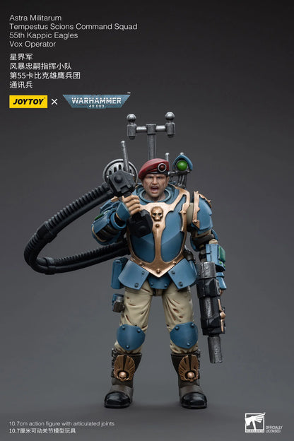 JoyToy Warhammer 40K Astra Militarum Tempestus Scions Vox Operator Action Figure