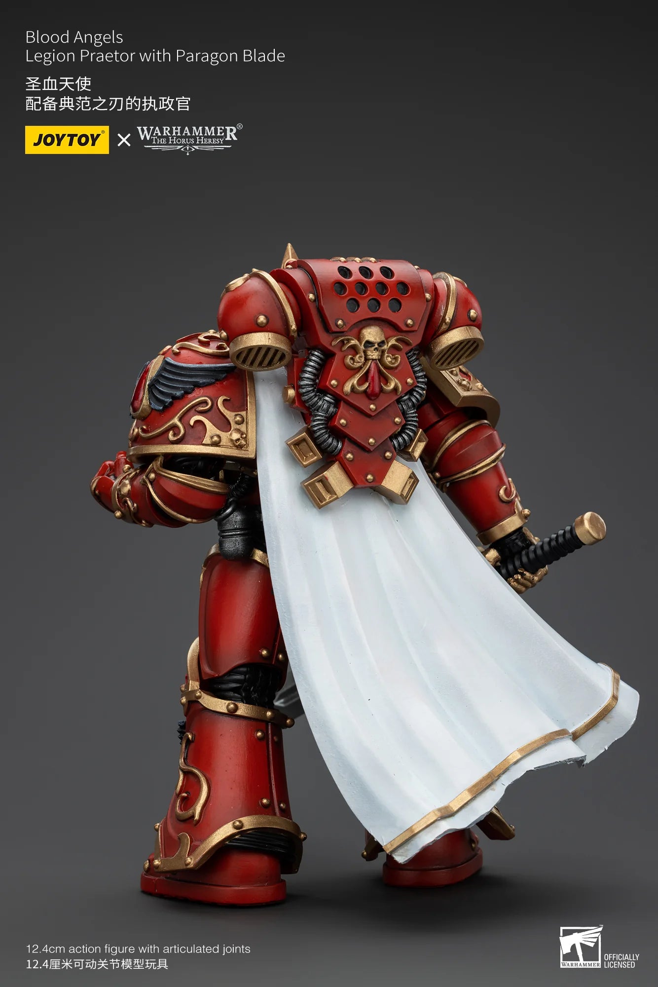Joy Toy Warhammer 40K Blood Angels Legion Praetor with Paragon Blade Action Figure