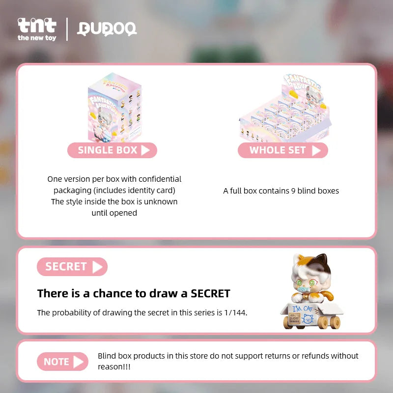 DUDOO Fantastic Adventure Series Blind Box Figures