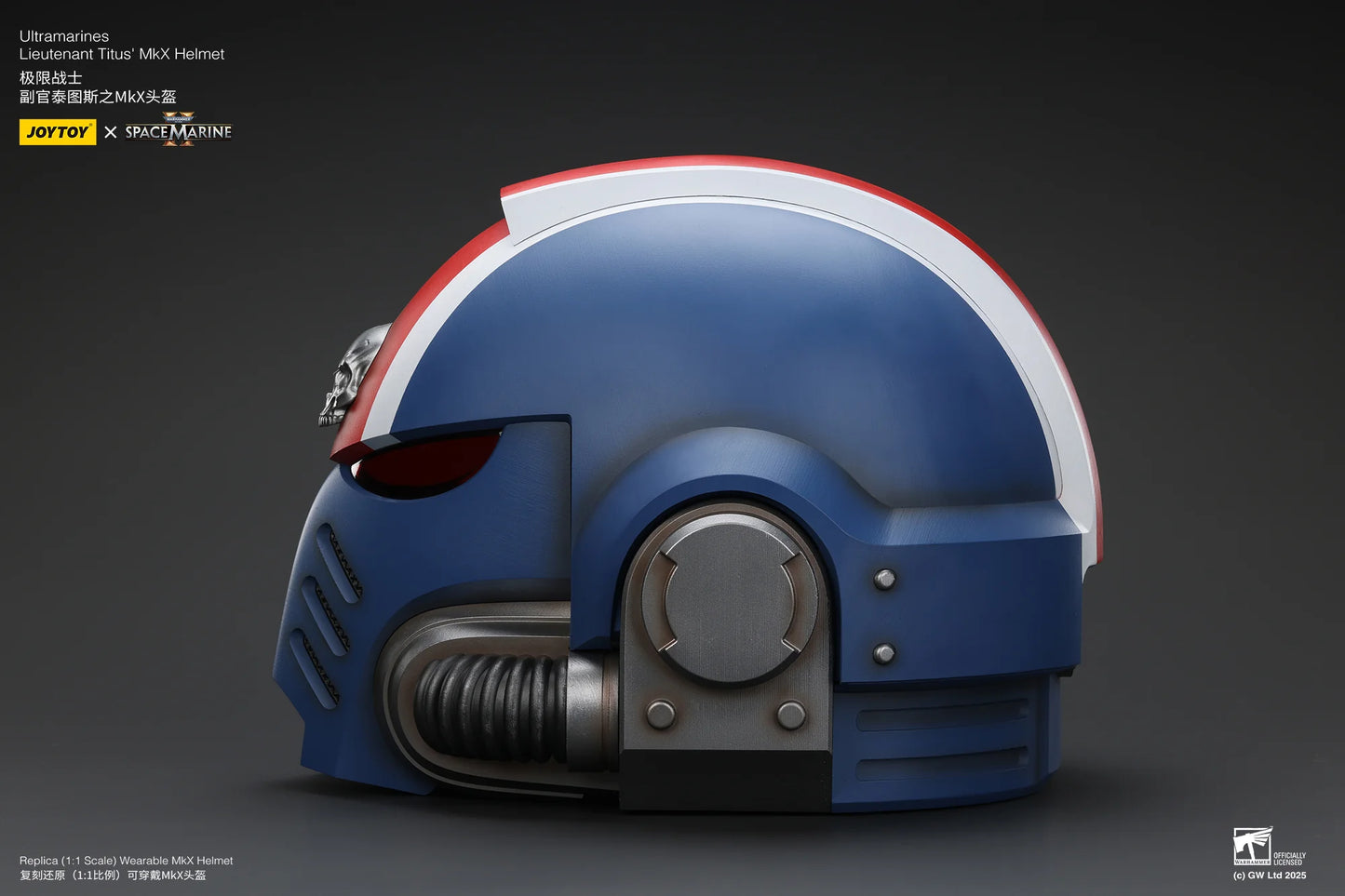 Ultramarines Lieutenant Titus' MKX Helmet