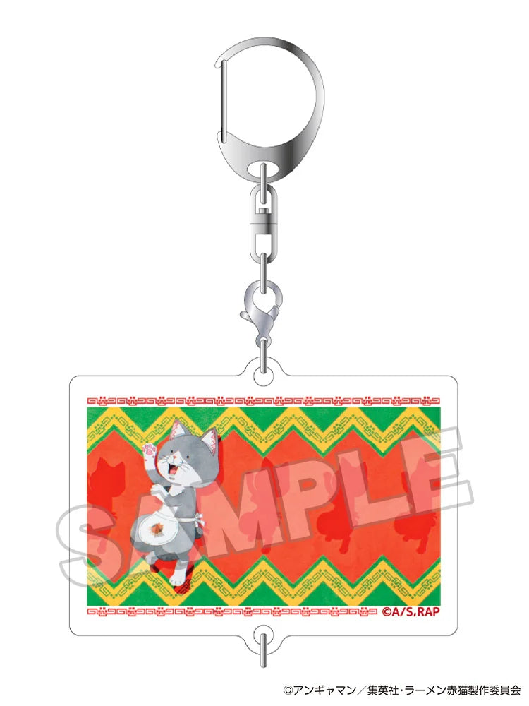 Ramen Akaneko Connecting Acrylic Keychain (1pc / 10pc per box)