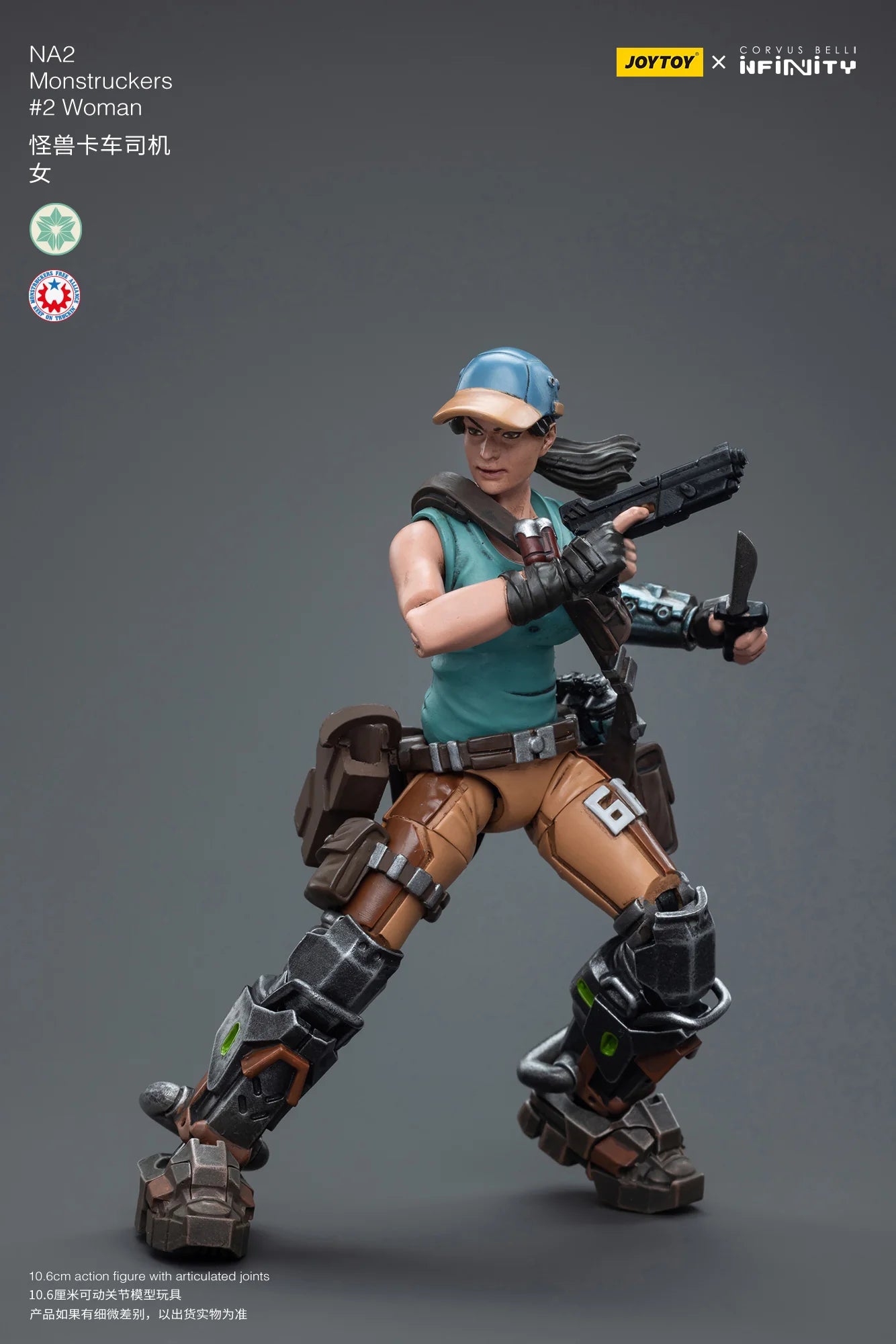JOYTOY Original Series NA2 Monstruckers #2 Woman Action Figure