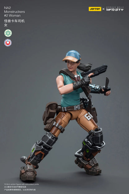 JOYTOY Original Series NA2 Monstruckers #2 Woman Action Figure