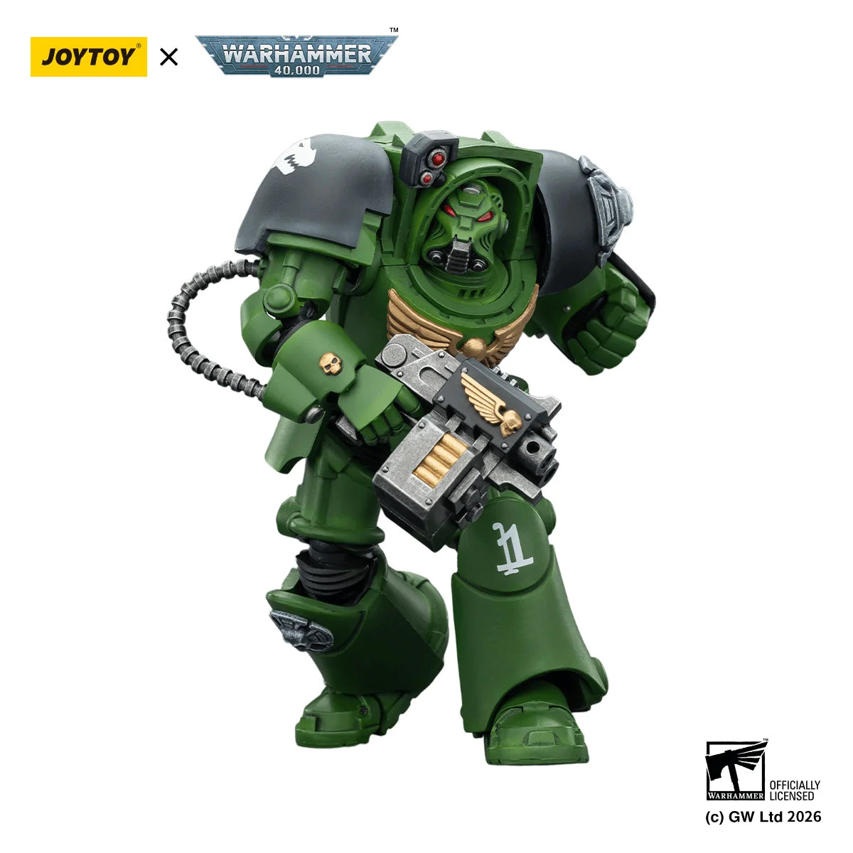 Salamanders Terminator 2 with Power Fist and Storm Bolter