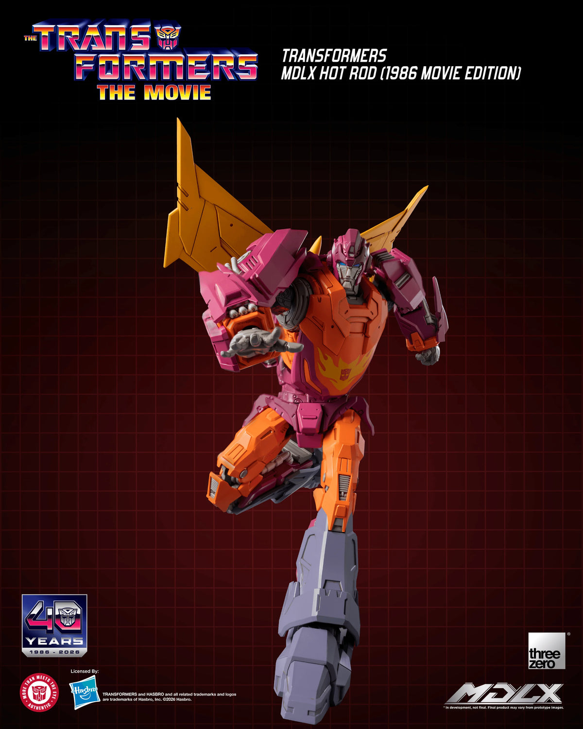 Transformers MDLX Hot Rod (1986 Movie Edition)