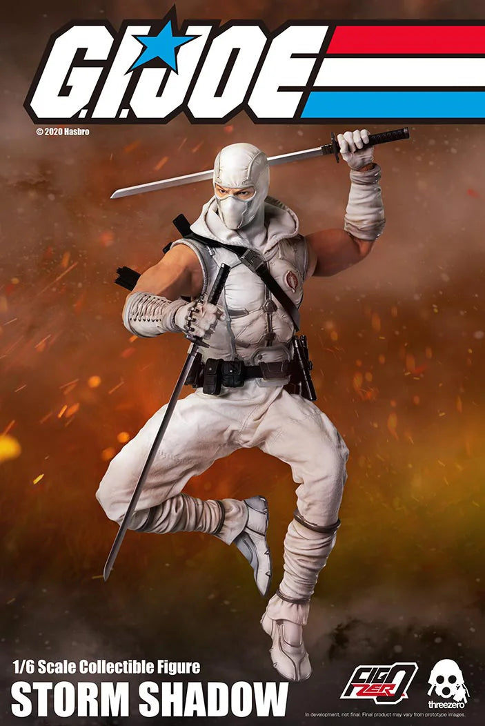 Threezero Figzero G.I. Joe Storm Shadow 1/6 Scale Collectible Figure