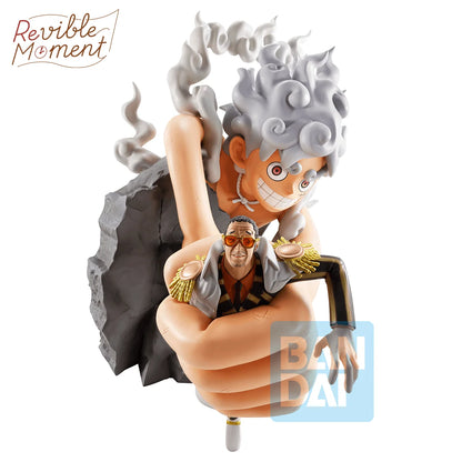 Bandai Spirits Ichibansho Monkey D. Luffy Gear 5 vs Borsalino Revible Moment Figure