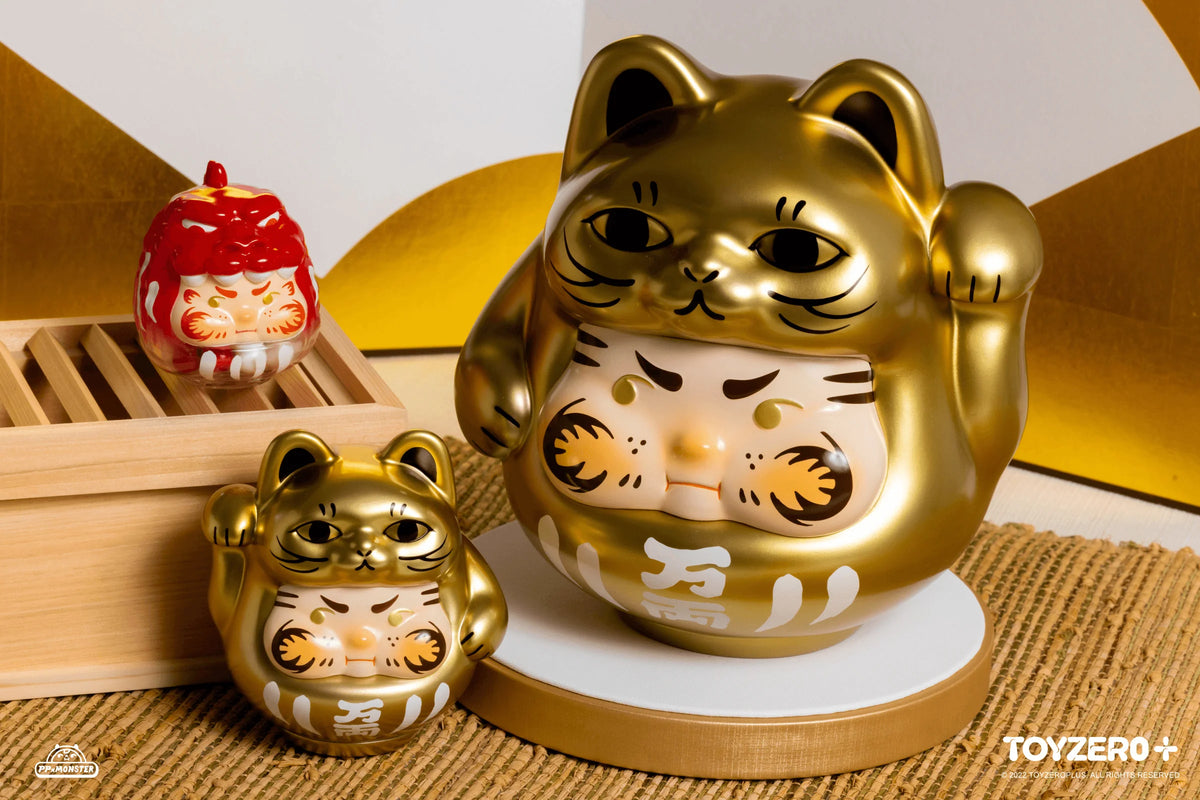 PP Lucky Cat Daruma (Golden cat edition)