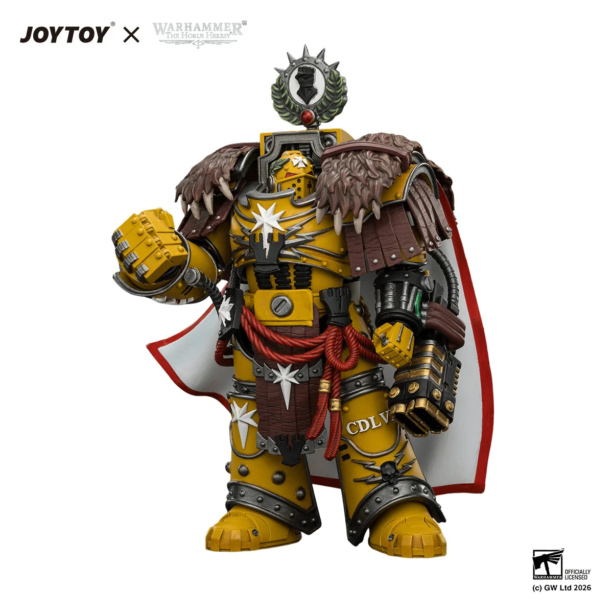 JOYTOY Warhammer 40K Lord Castellan Evander Garrius Articulated Action Figure