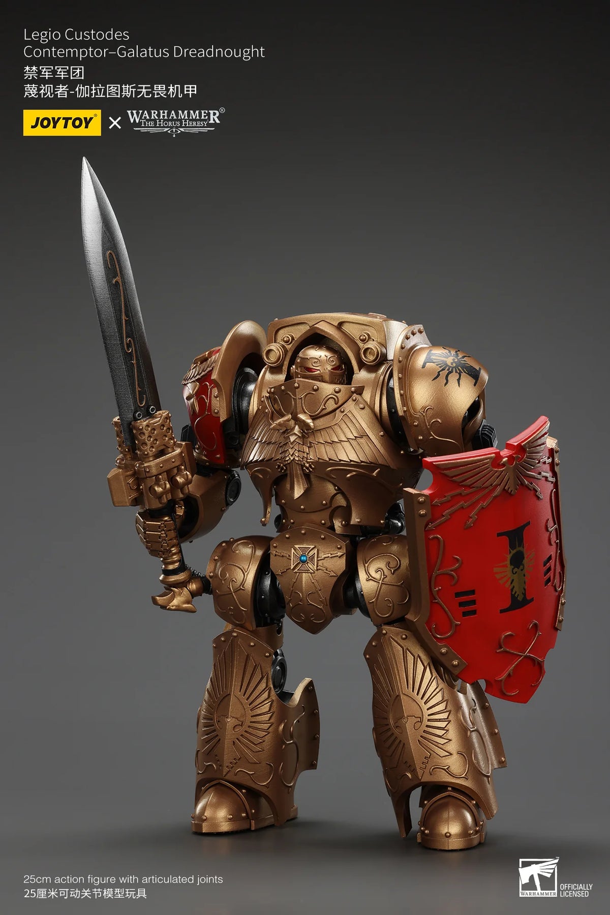 JOYTOY Warhammer 40K Legio Custodes Contemptor-Galatus Dreadnought Collectible Figure