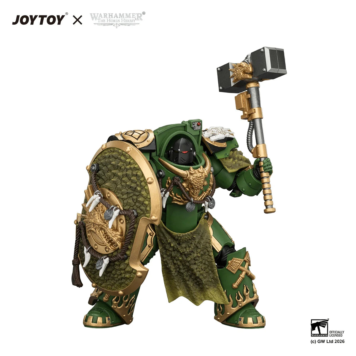 Salamanders Firedrake Terminator 2 with Thunder Hammer and Dragonscale Storm Shield