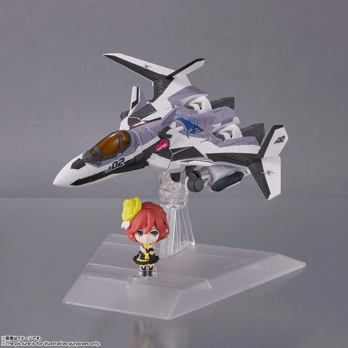 Tamashii Nations Tiny Session VF-31F Siegfried Kaname Buccaneer Action Figure