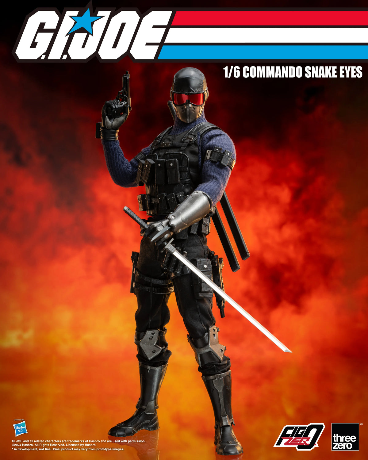 G.I. Joe - FigZero 1/6 Commando Snake Eyes