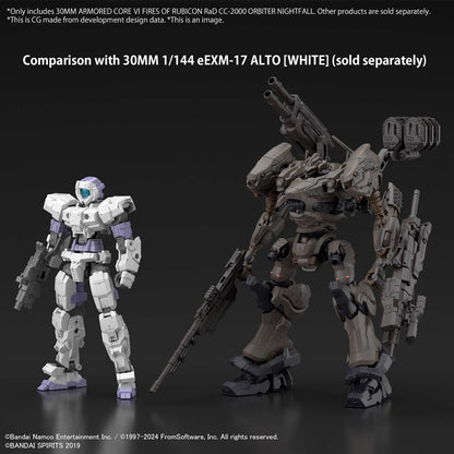 30MM ARMORED CORE Ⅵ FIRES OF RUBICON RaD CC-2000 ORBITER NIGHTFALL